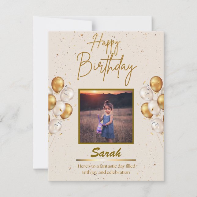 Carte d'anniversaire (Devant)