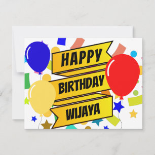 Carte d'anniversaire