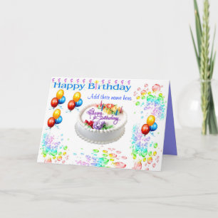 Carte d'anniversaire