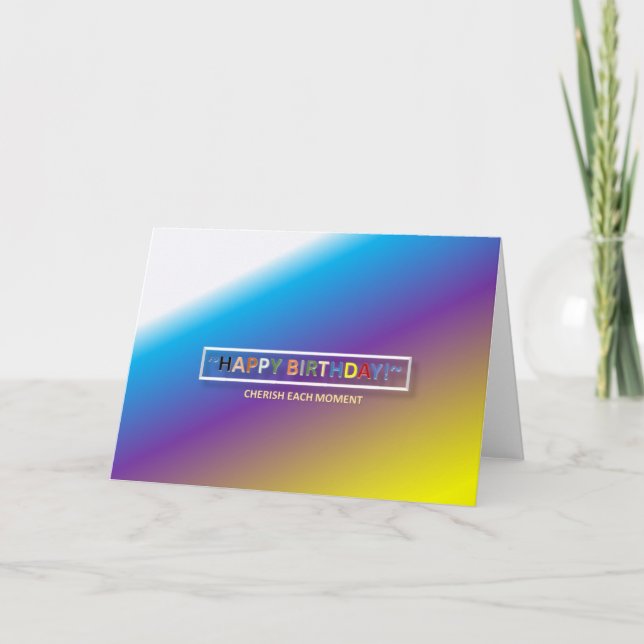Carte d'anniversaire (Devant)