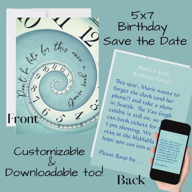 Carte d'anniversaire (Créateur téléchargé)