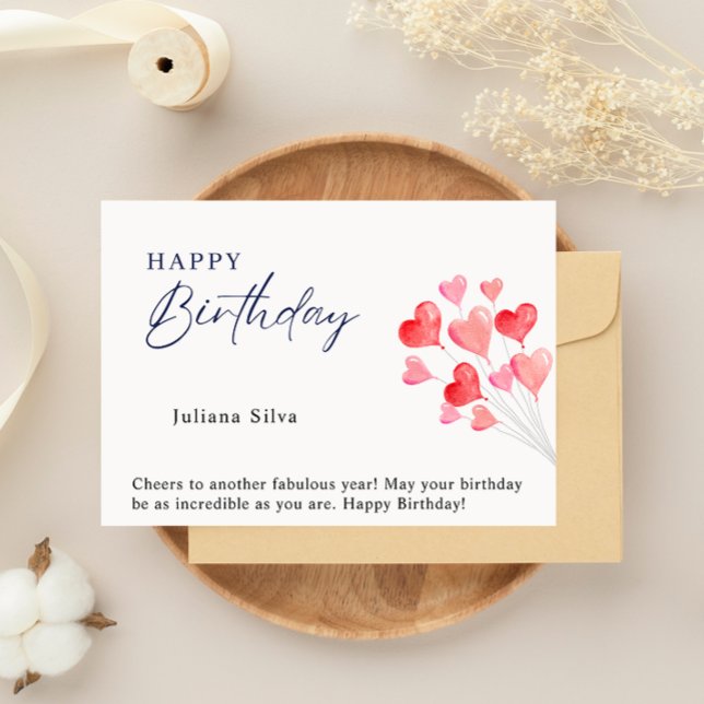 Carte d'anniversaire (Happy Birthday Card)