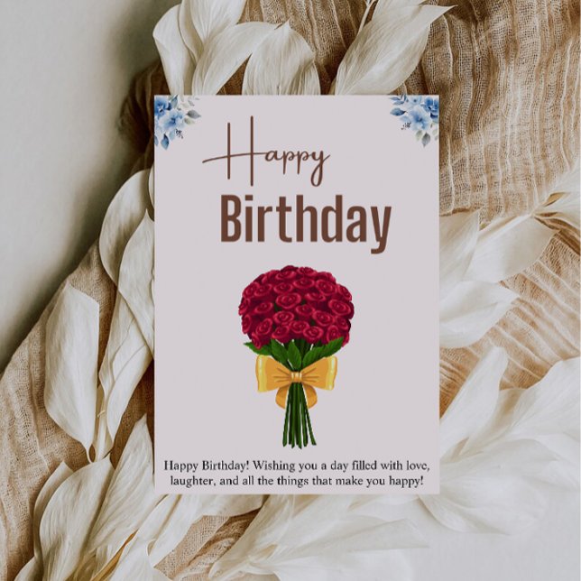 Carte d'anniversaire (Happy Birthday Card)