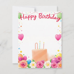 Carte d'anniversaire
