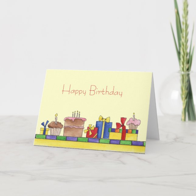 carte d'anniversaire (Devant)