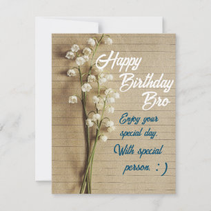 Carte d'anniversaire