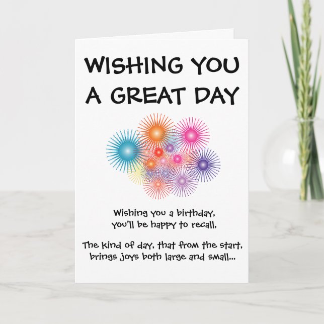 CARTE D'ANNIVERSAIRE (Devant)