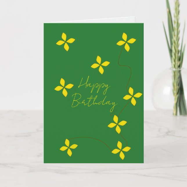 carte d'anniversaire (Devant)