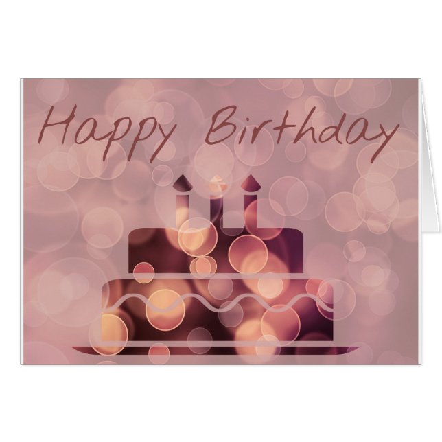 Carte d'anniversaire (Devant horizontal)