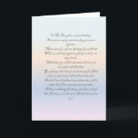 Carte d'anniversaire<br><div class="desc">Perlez le vers en pastel de salutation d'anniversaire sur l'avant pour une fille spéciale.</div>