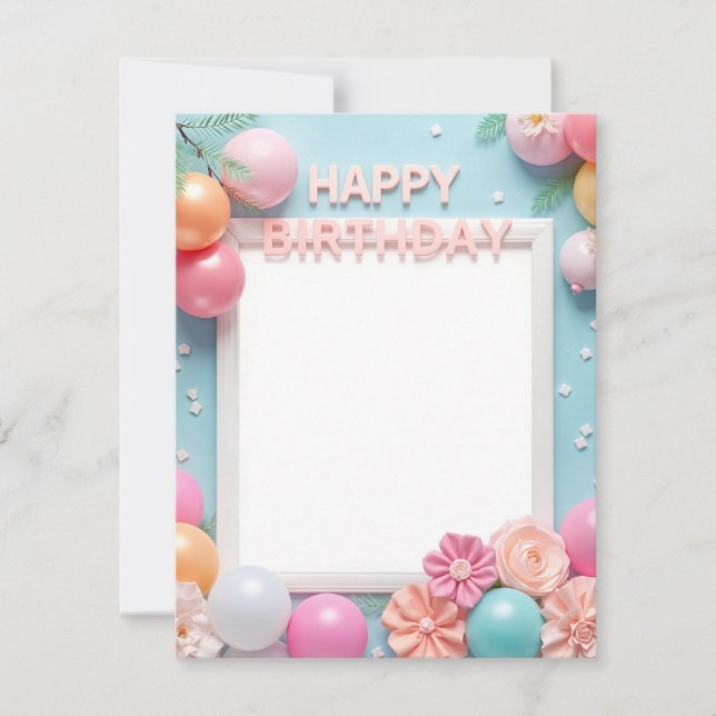 Carte d'anniversaire (Devant)