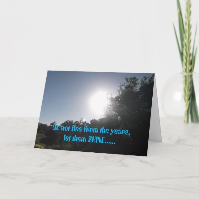 CARTE D'ANNIVERSAIRE (Devant)