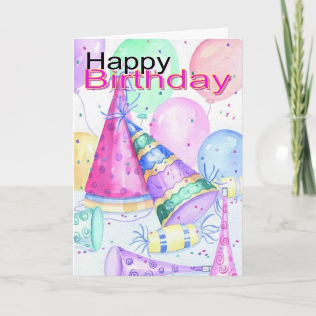 Carte d'anniversaire (Devant)