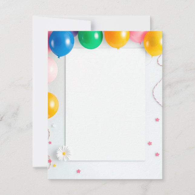 Carte d'anniversaire (Devant)