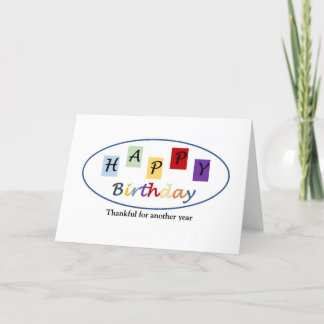 Carte d'anniversaire