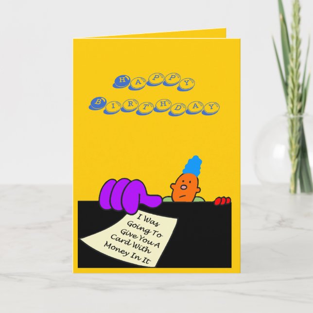 Carte d'anniversaire 1 (Devant)