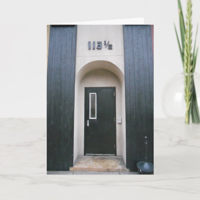 Carte d'anniversaire "113 & a Half Building" (Devant)