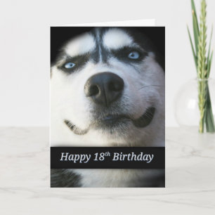 Carte d'anniversaire 18 ans super mignonne avec un
