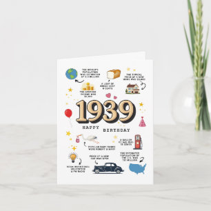 Carte d'anniversaire 1939 pour Papa ou Maman