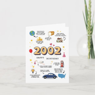 Carte d'anniversaire 2002 pour le fils ou la fille