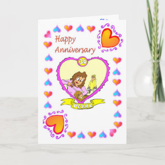 Carte d'anniversaire - 30ème Perle