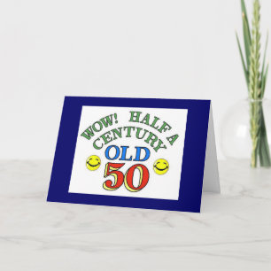 Carte d'anniversaire 50 ans