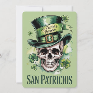 Carte d'anniversaire 60 ans pour la Saint-Patrick