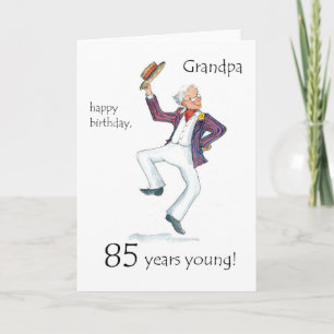 Carte d'anniversaire 85e pour grand-père