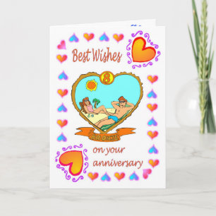 Carte d'anniversaire 8 bronze