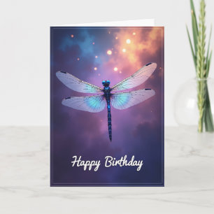 Carte d'anniversaire à ailes magiques