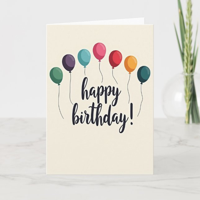 Carte d'anniversaire à arc d'illustration (Devant)