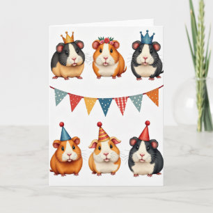 Carte d'anniversaire à couronne douce