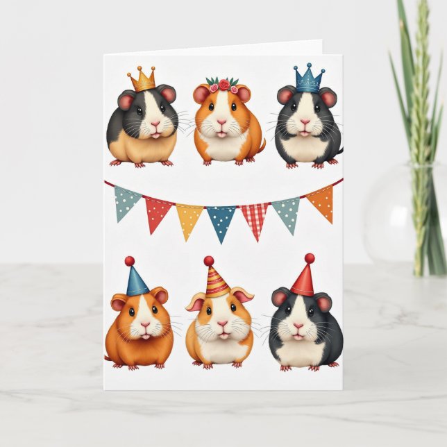 Carte d'anniversaire à couronne douce (Devant)