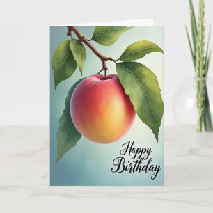 Carte d'anniversaire à dégradé doux