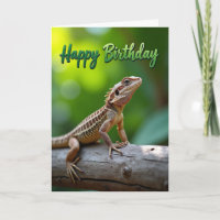 Carte d'anniversaire à écailles douces