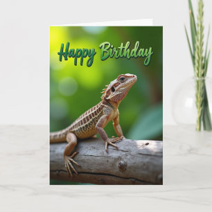 Carte d'anniversaire à écailles douces