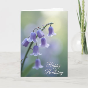 Carte d'anniversaire à effet Bokeh rêveur