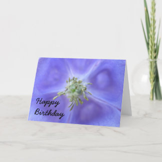 Carte d'anniversaire à la floraison Aquilegia