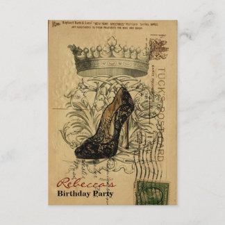 carte d'anniversaire à la mode parisienne