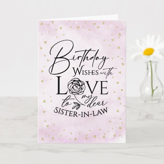Carte d'anniversaire à l'aquarelle minimaliste pou (Petite plante)