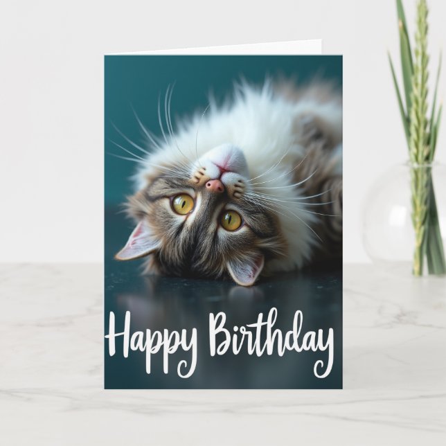 Carte d'anniversaire à l'envers (Devant)