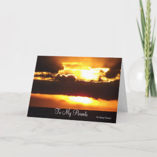 Carte d'anniversaire à mes parents