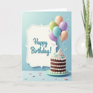 Carte d'anniversaire à message scripté