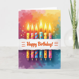 Carte d'anniversaire à motif de célébration