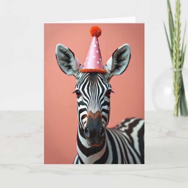 Carte d'anniversaire à motif fantaisiste (Devant)