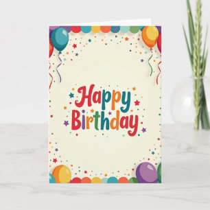 Carte d'anniversaire à scénario ludique