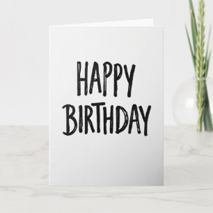 Carte d'anniversaire à script personnalisé