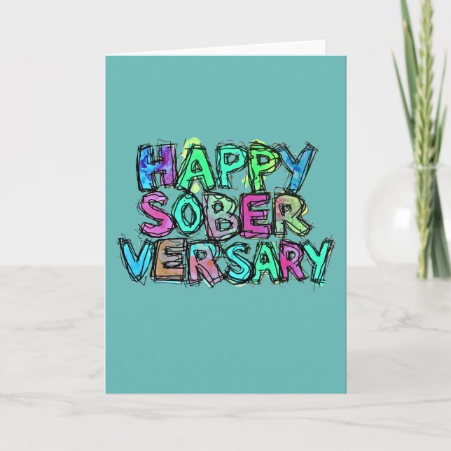 Carte d'anniversaire AA avec enveloppe 5x7 (Devant)