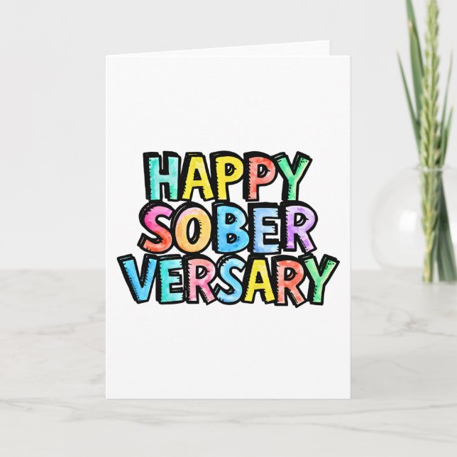Carte d'anniversaire AA avec enveloppe 5x7 (Devant)