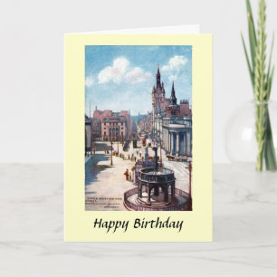 Carte d'anniversaire - Aberdeen, Écosse